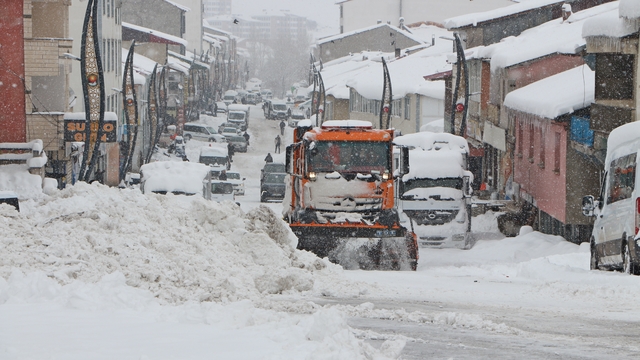 Bingöl'de 191 köy yolu kardan ulaşıma kapandı (2)