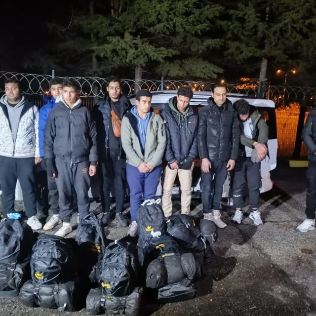 Tekirdağ'da 8 kaçak göçmen yakalandı