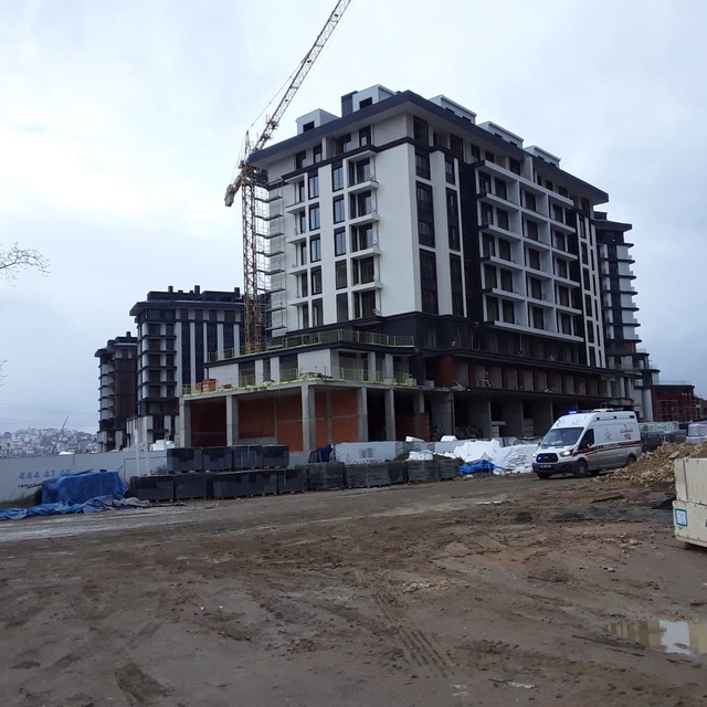 Kocaeli'de inşaat alanındaki çalışmada doğal gaz borusu delindi