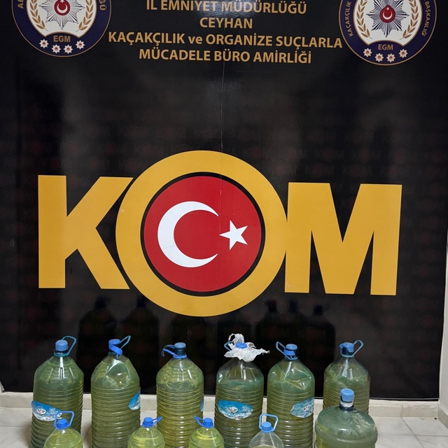 Adana'da 150 litre kaçak akaryakıt ele geçirildi