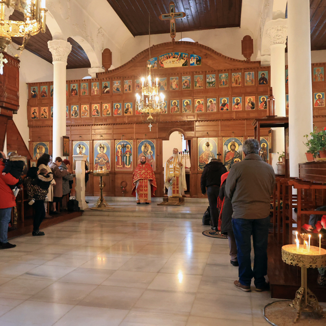Edirne'deki Bulgar Ortodoks Kilisesi'nde Noel ayini yapıldı