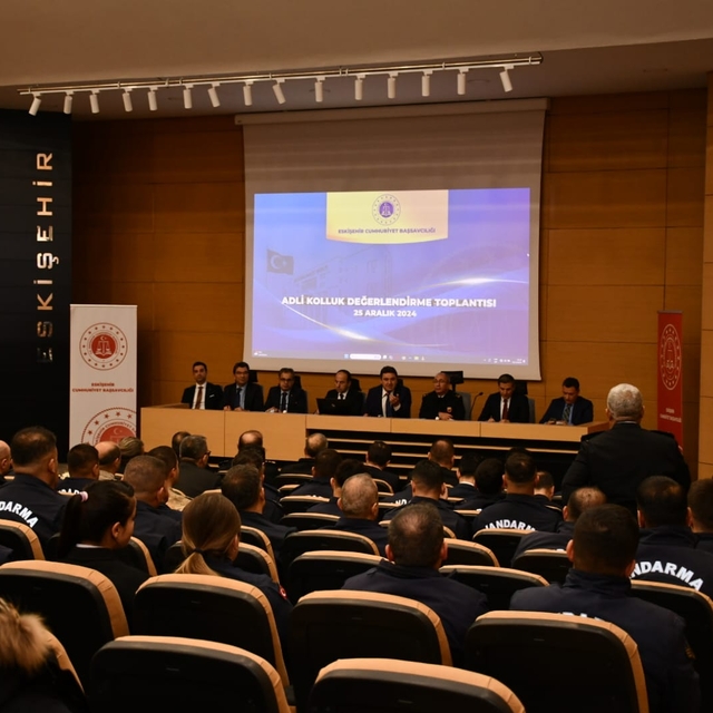 Eskişehir'de "Adli Kolluk Değerlendirme Toplantısı" yapıldı