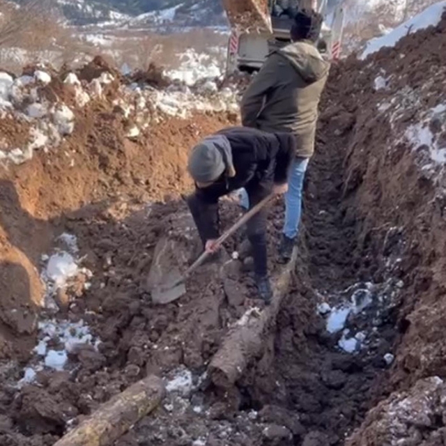 Heyelan, Posof ilçesini doğal gazsız bıraktı