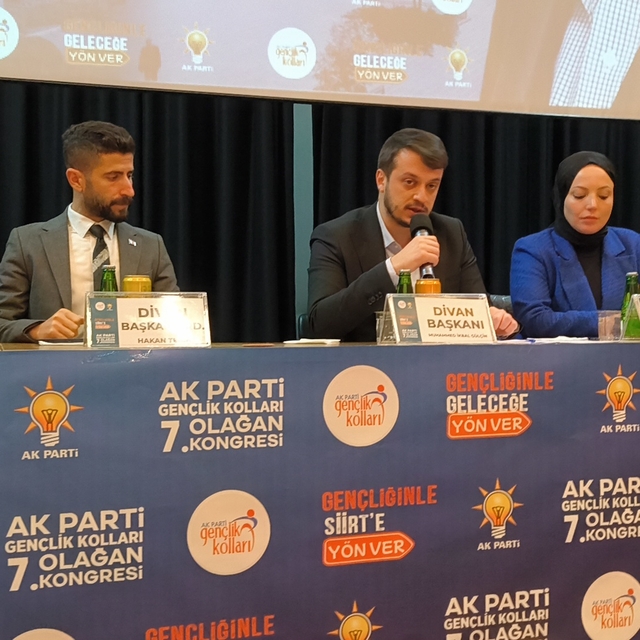AK Parti Siirt Gençlik Kolları 7. Olağan Kongresi yapıldı