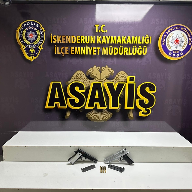 Hatay'da evinde ruhsatsız silah bulunan kişi tutuklandı