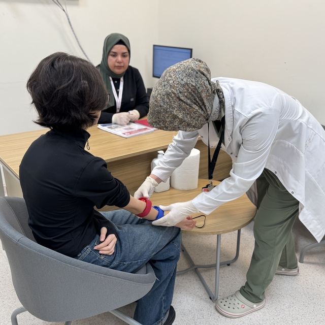 Gaziantep Şehir Hastanesinde ter testi uygulaması başladı