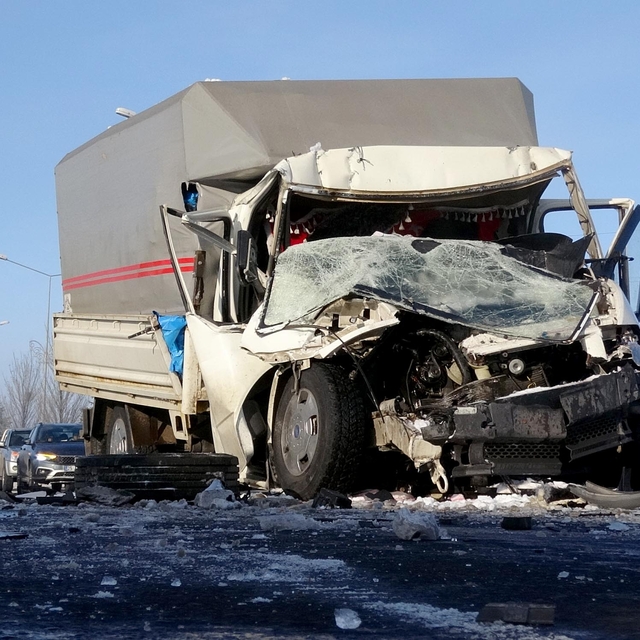 Erzurum'da sis kazası; 2 yaralı