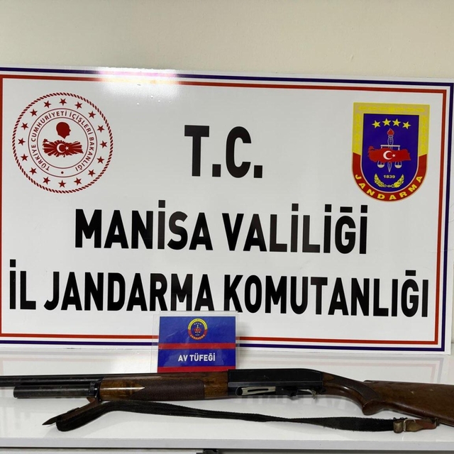 Salihli'de av tüfeğiyle havaya ateş açan şüpheliye para cezası