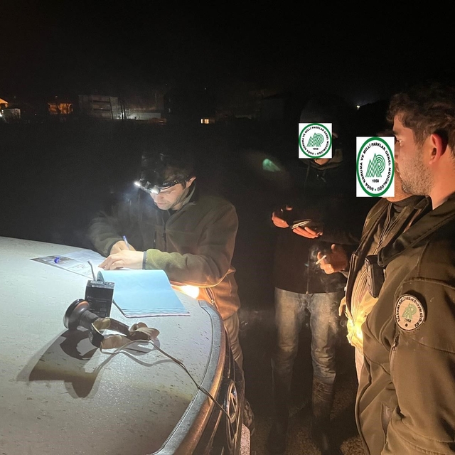 Sinop'ta yasa dışı kara avcılığı yapan 7 kişiye para cezası uygulandı