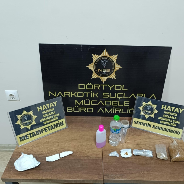 Hatay'da uyuşturucu operasyonlarında 4 şüpheli yakalandı