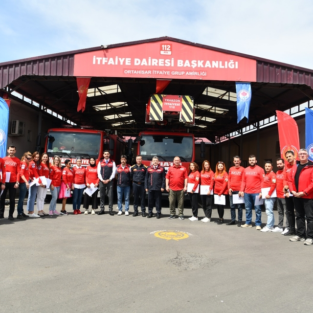 Trabzon'da itfaiye ekipleri 4 bin 104 olaya müdahale etti