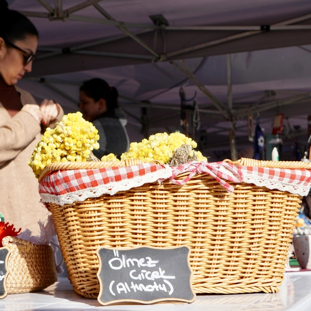 Çanakkale'de yılbaşı tasarım pazarı açıldı