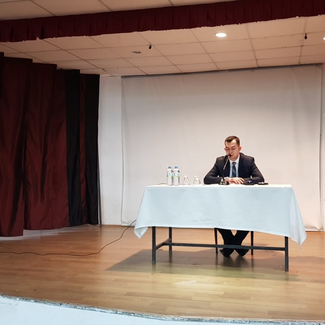 Bayat Kaymakamı Yüce öğrencilere mesleğini anlattı