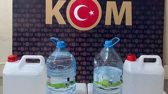 Kırıkkale'de sahte içki operasyonunda 1 şüpheli yakalandı