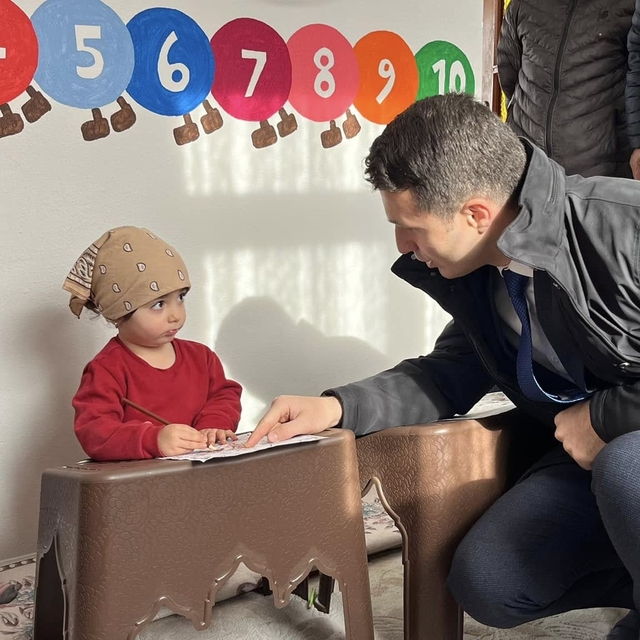 Akıncılar Kaymakamı Türkmen, Kur'an kursunu ziyaret etti