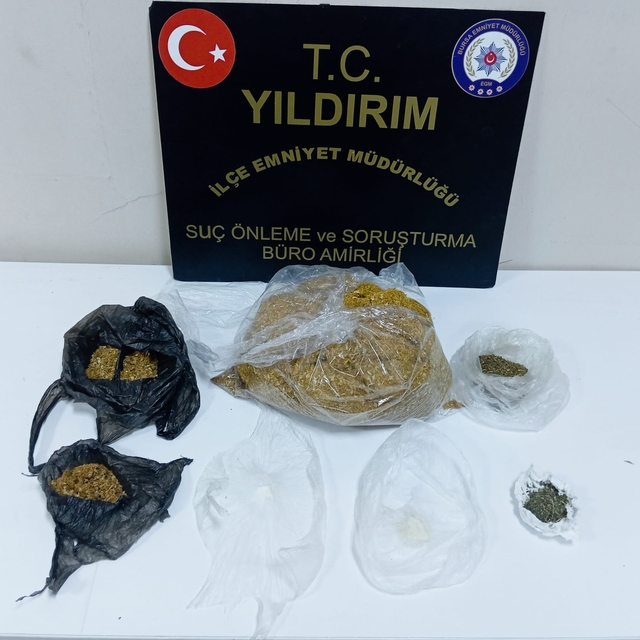 Bursa'da uyuşturucu operasyonunda 1 şüpheli yakalandı