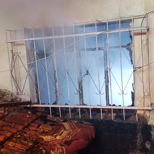 Afyonkarahisar'da ev yangını