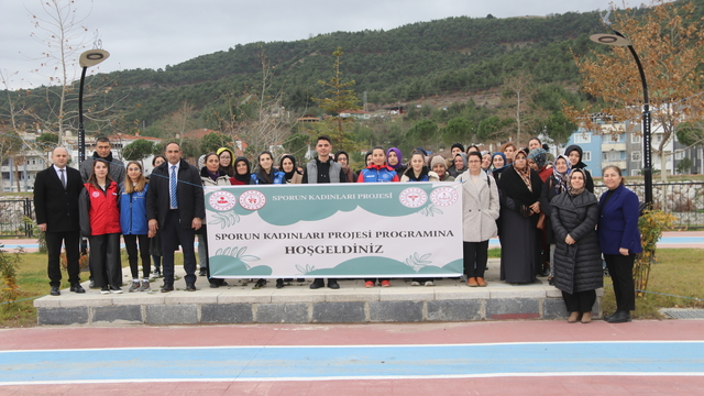 Taşova'da "Sporun Kadınları Projesi" başladı
