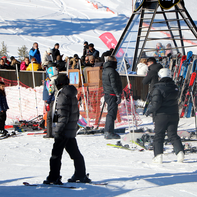 Kartalkaya'da yılbaşı yoğunluğu