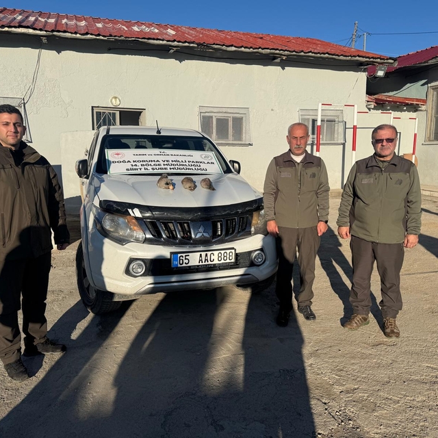 Siirt'te kaçak avlanan 2 kişiye 24 bin 914 lira ceza verildi