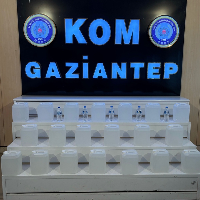 Gaziantep'te sahte içki operasyonunda 4 zanlı tutuklandı