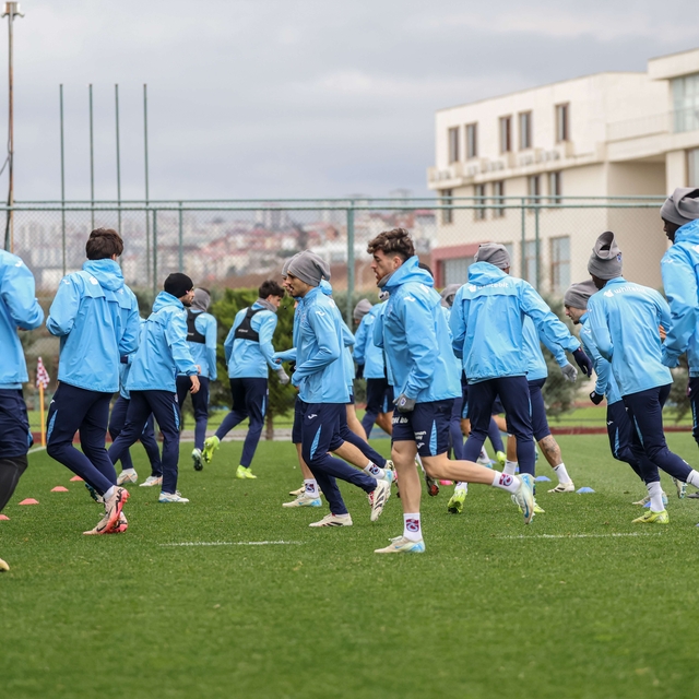 Trabzonspor, Samsunspor maçının hazırlıklarını sürdürdü