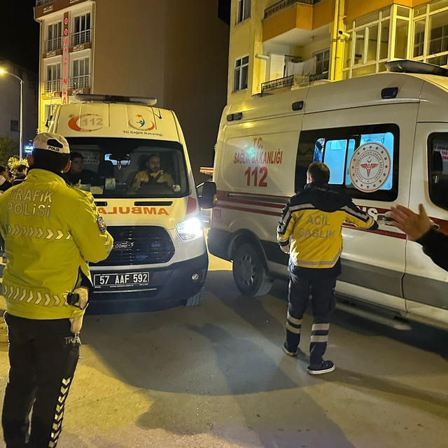 Sinop'ta motosiklet kazasında 2 kişi yaralandı