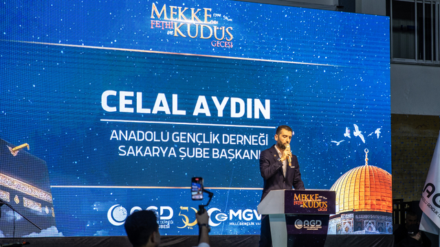 Sakarya'da "Mekke'nin Fethi ve Kudüs Gecesi Programı" düzenlendi