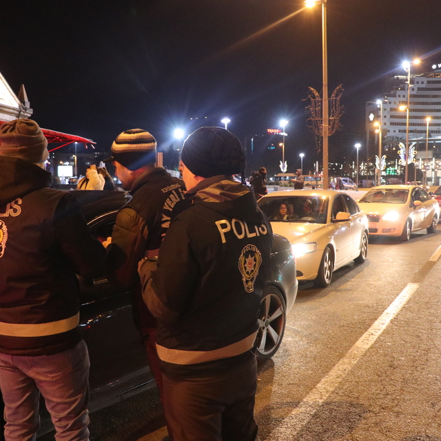 Kayseri'de 'Yılbaşı' denetimi gerçekleştirildi