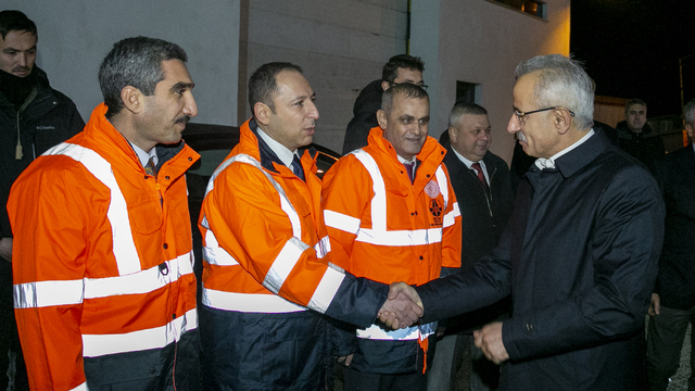 Bakan Uraloğlu, Bolu Dağı Tüneli Bakım ve İşletme Şefliği'ni ziyaret etti: