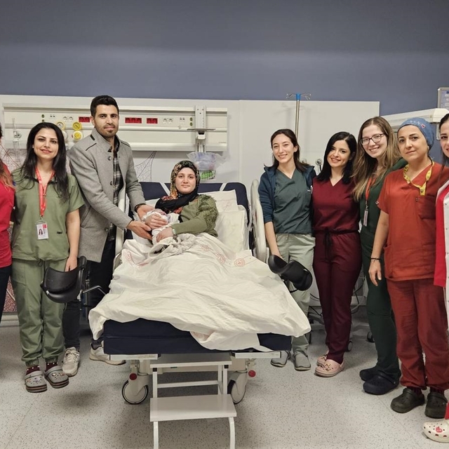 Kocaeli'de yeni yılın ilk bebeği