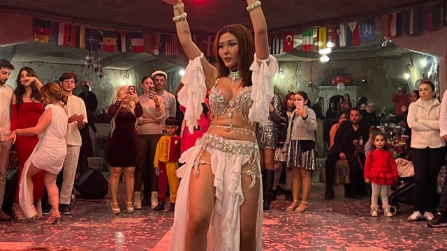 Kapadokya'da yeni yıla eğlenerek girdiler