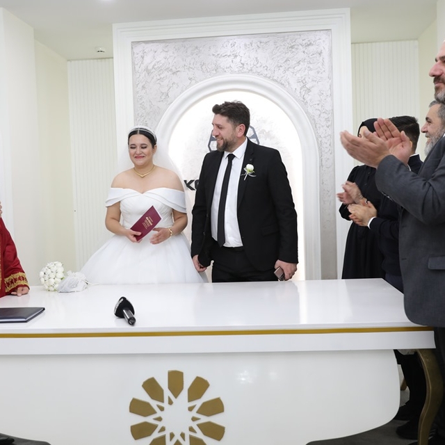 Kocasinan'da 2024 yılında 2 bin 764 çift evlendi