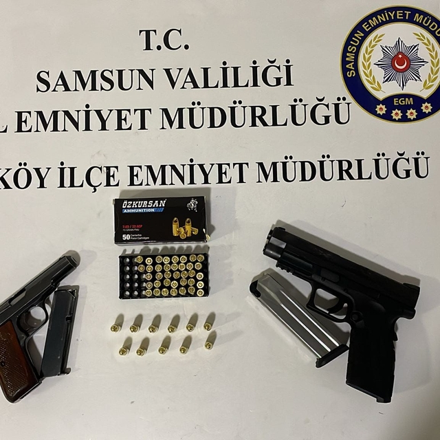 Samsun'da yılbaşı gecesi havaya ateş açan kişi yakalandı