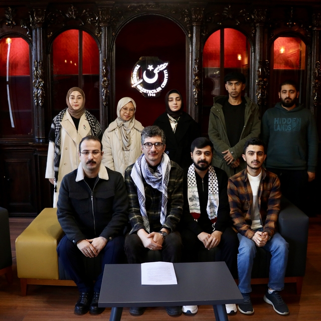 Trabzon Uluslararası Öğrenci Derneği üyelerinden merhamet çağrısı