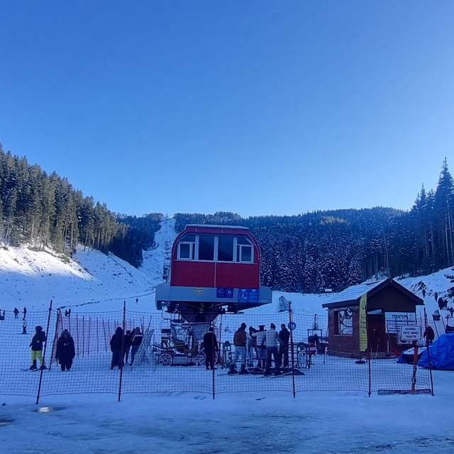 Yıldıztepe Kayak Merkezi'nde yılbaşı hareketliliği