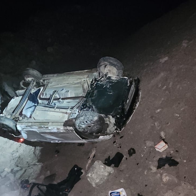 Tokat'ta uçuruma devrilen otomobildeki 4 kişi yaralandı