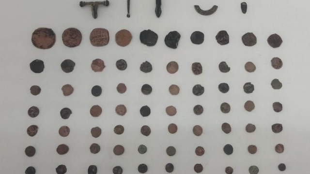Kırıkkale'de 80 sikke ve 5 obje ele geçirildi