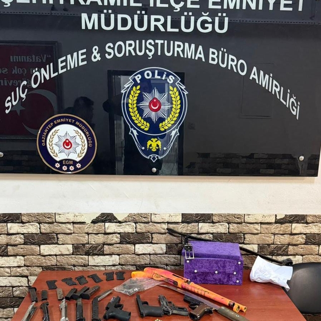 Gaziantep'te silah kaçakçılığı operasyonunda 1 şüpheli yakalandı