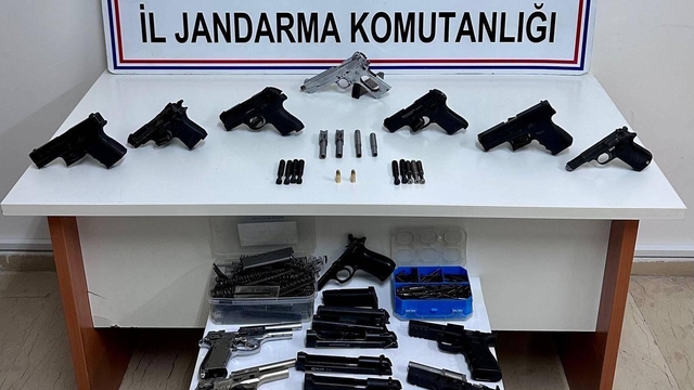 Batman'da yetki belgesi olmadan silah tamiratı yapan şüpheli yakalandı