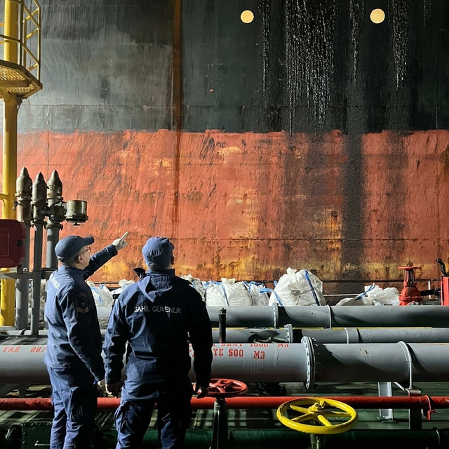 Çanakkale'de denizi kirleten gemiye 39 milyon lira ceza