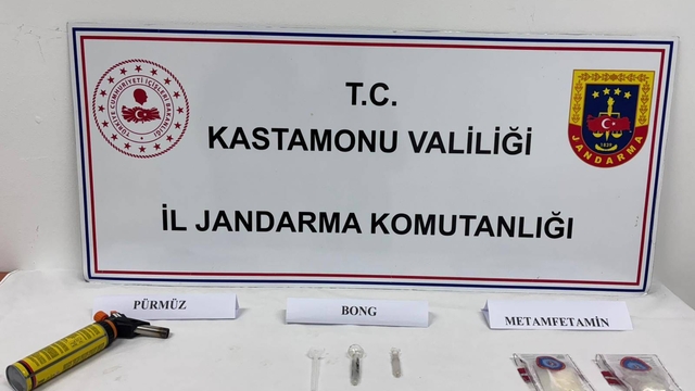 Kastamonu'da uyuşturucu operasyonunda yakalanan zanlı tutuklandı