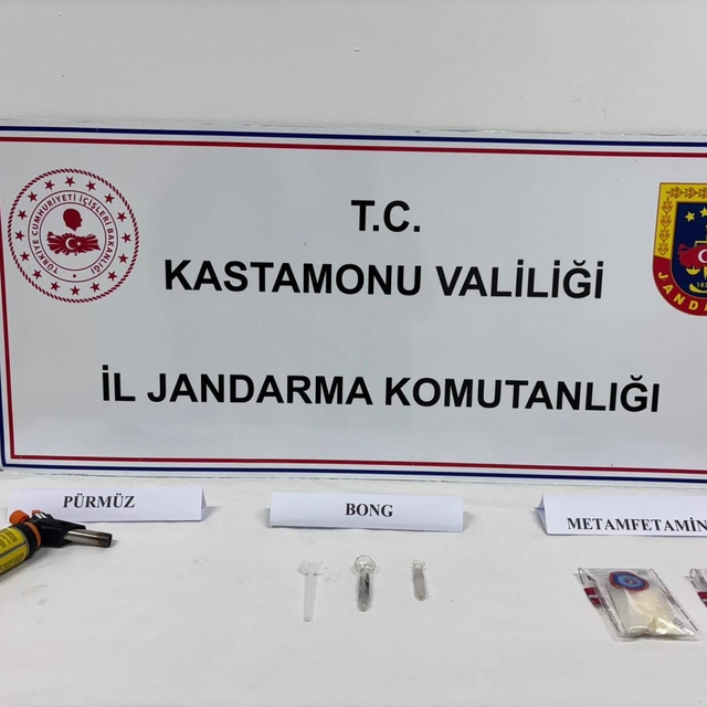 Kastamonu'da uyuşturucu operasyonunda yakalanan zanlı tutuklandı