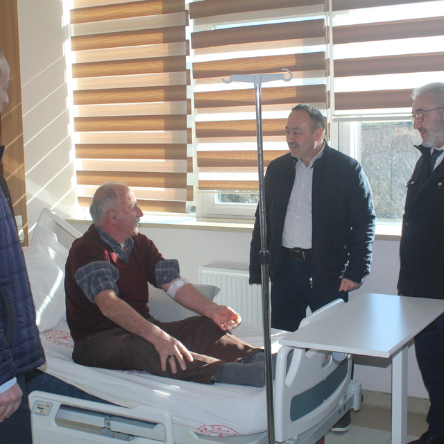 Espiye Müftülüğünden hastalara kandil ziyareti