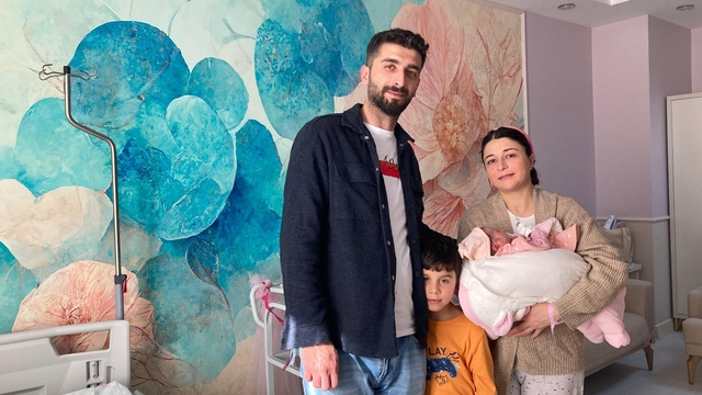 Tunceli'de yeni yılın ilk bebeği, saat 23.35'te dünyaya geldi