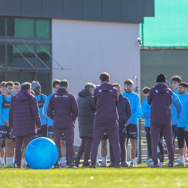 Trabzonspor'da Samsunspor maçı hazırlıkları sürüyor