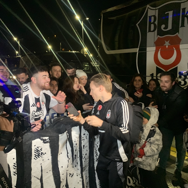 Beşiktaş kafilesi Rize'de