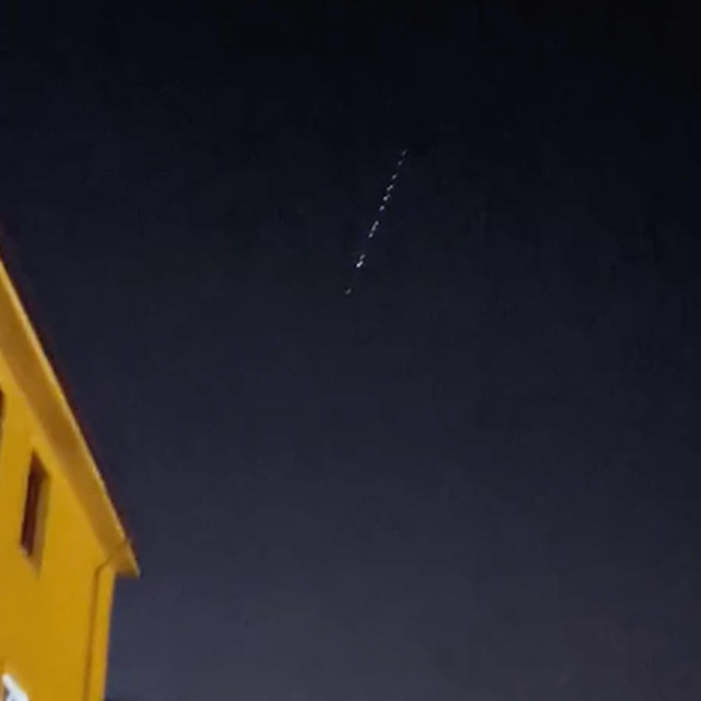 Erzincan semalarında ilginç görüntü