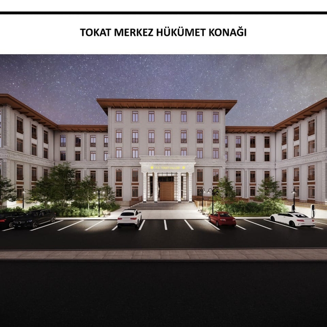 Tokat Valiliği yeni hizmet binası inşaatının ihalesi 13 Ocak'ta yapılacak