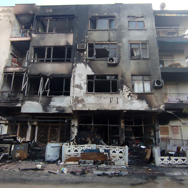 'Yangın 1 saniyede yukarı çıktı'